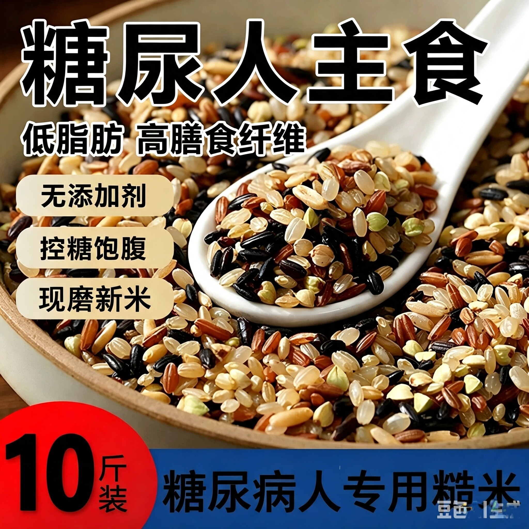七色糙米糖尿病人专用减脂期适用