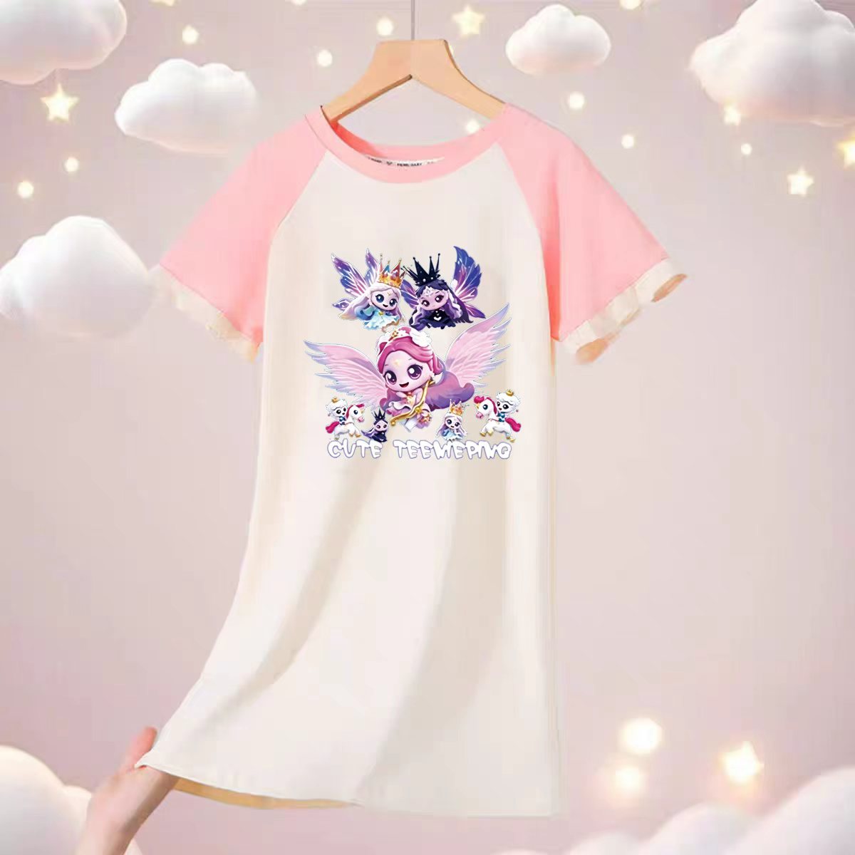奇妙萌可周边儿童睡衣女童202家居裙/睡裙