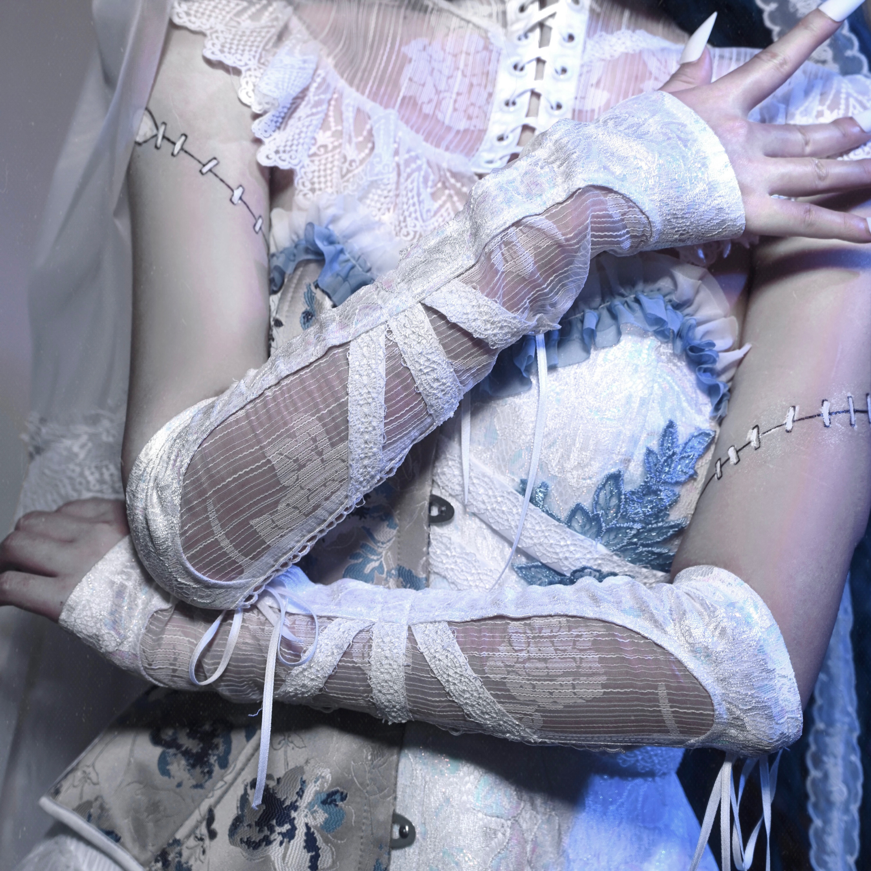 血液供给原创氛围感骨架袖套