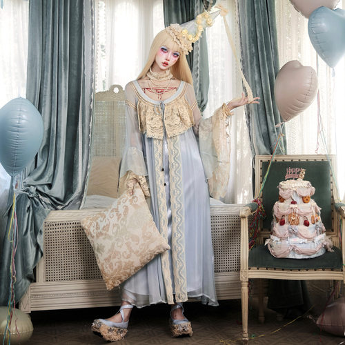 【6月6日20:00PM】八周年纪念*慕斯之约 婴儿蓝法蕾睡袍开衫