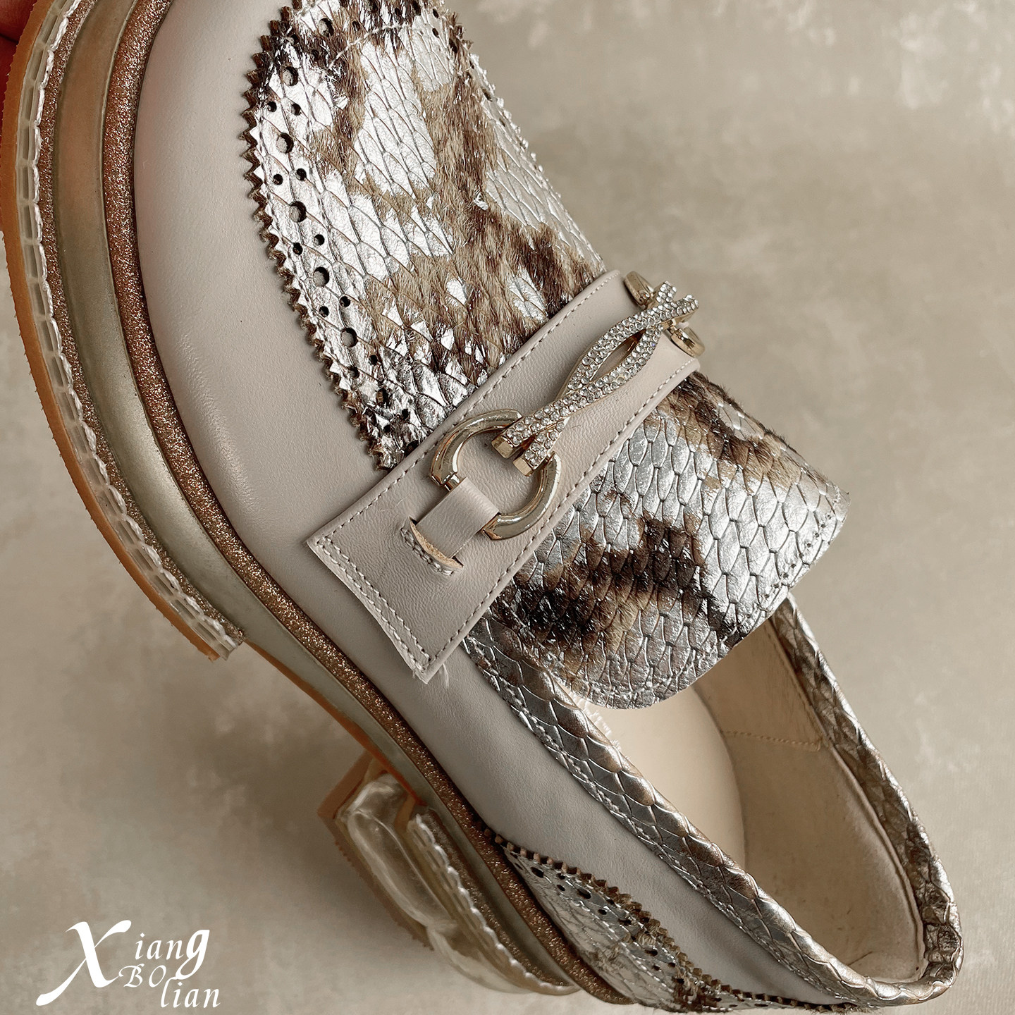 YANGDASHU 手工鞋法试粗跟单鞋子女士高级感马毛气质懒人乐福鞋女,女鞋,深口单鞋,淘宝优惠券,粉丝福利购,淘宝优惠卷