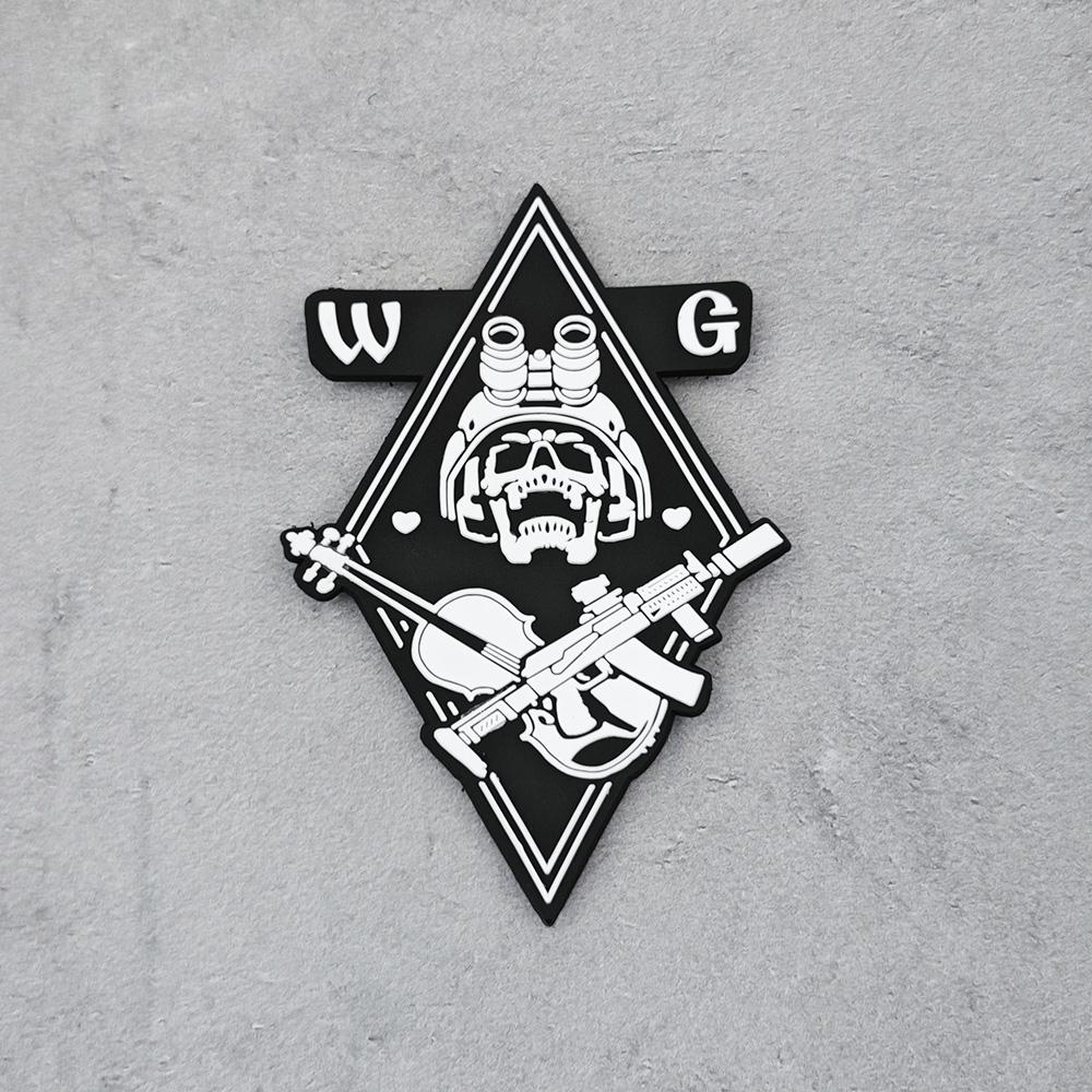 俄罗斯 WG复刻 演奏师瓦格纳战术士气徽章 PVC橡胶魔术贴徽章