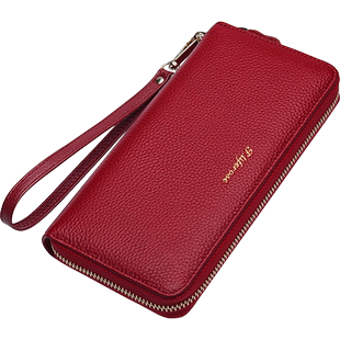 钱包女士2025新款真皮牛皮手包女小包手拿包手机包大容量卡包一体