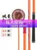 Fishing net head Fishing net rod set combination Full set of copy fish net pocket net head fishing net rod Carbon rod Super hard fishing object