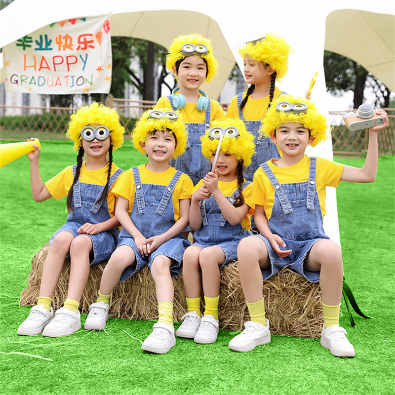 小黄人cosplay演出服幼儿儿童演出服