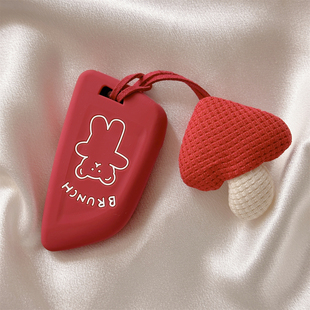 适用于宝马5系钥匙套汽车25款 3系7系壳x1x5x3钥匙扣包高档可爱女