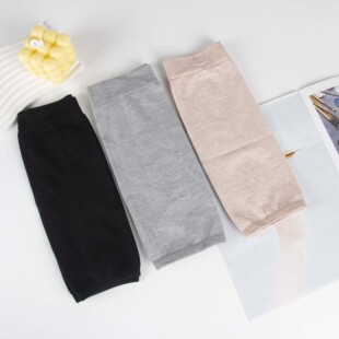 夏季 彩棉护膝套男女士老寒腿保暖防寒膝关节护腿护套九分袜套 薄款