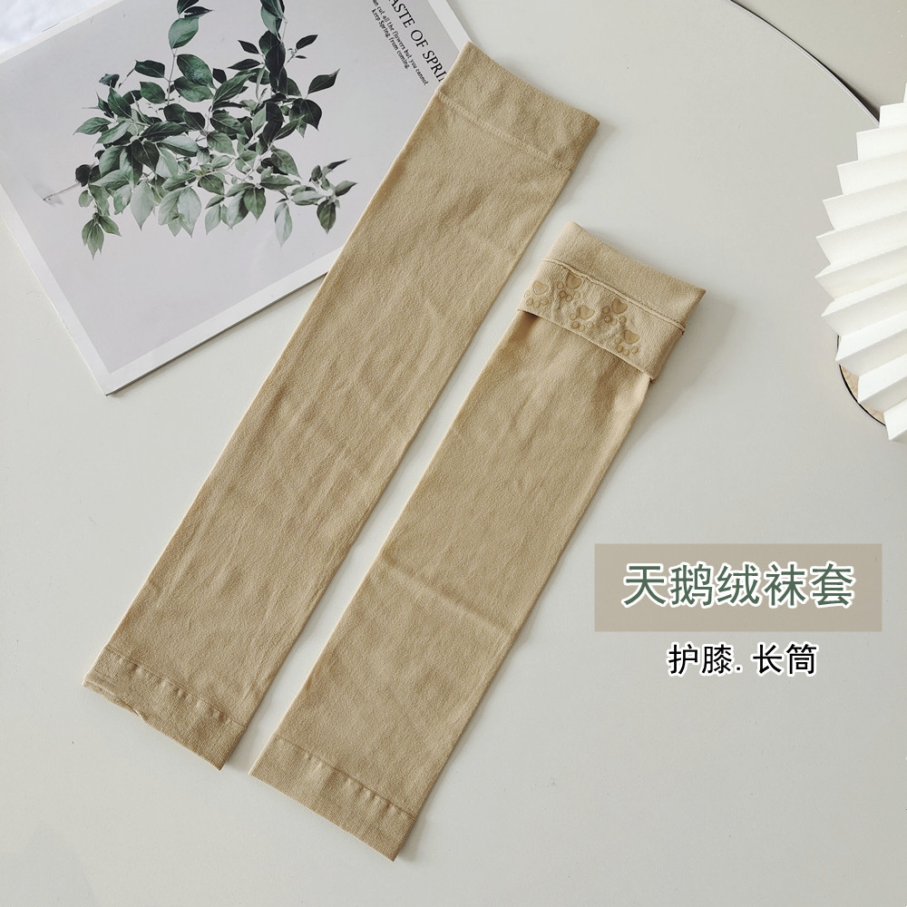 九分长筒丝袜女夏季薄款护膝袜套