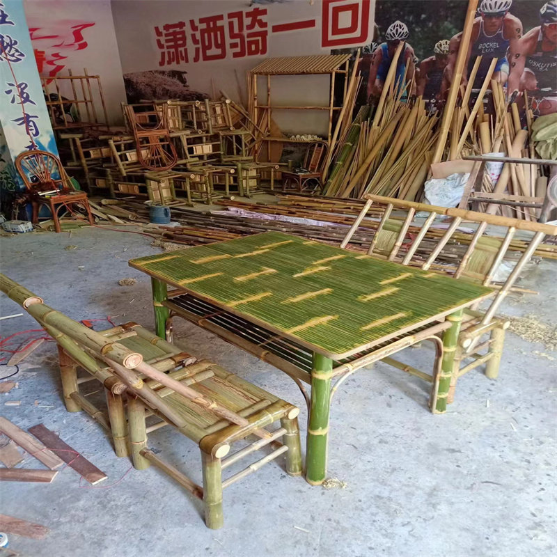 手工竹家具靠背椅餐椅椅子竹制复古桌椅休闲桌椅老茶馆桌椅,住宅家具,桌椅套件,淘宝优惠券,粉丝福利购,淘宝优惠卷