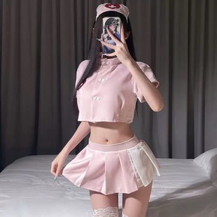 性感粉色护士服装cosplay纯欲制服套装夜场角色扮演医生秘书cos服
