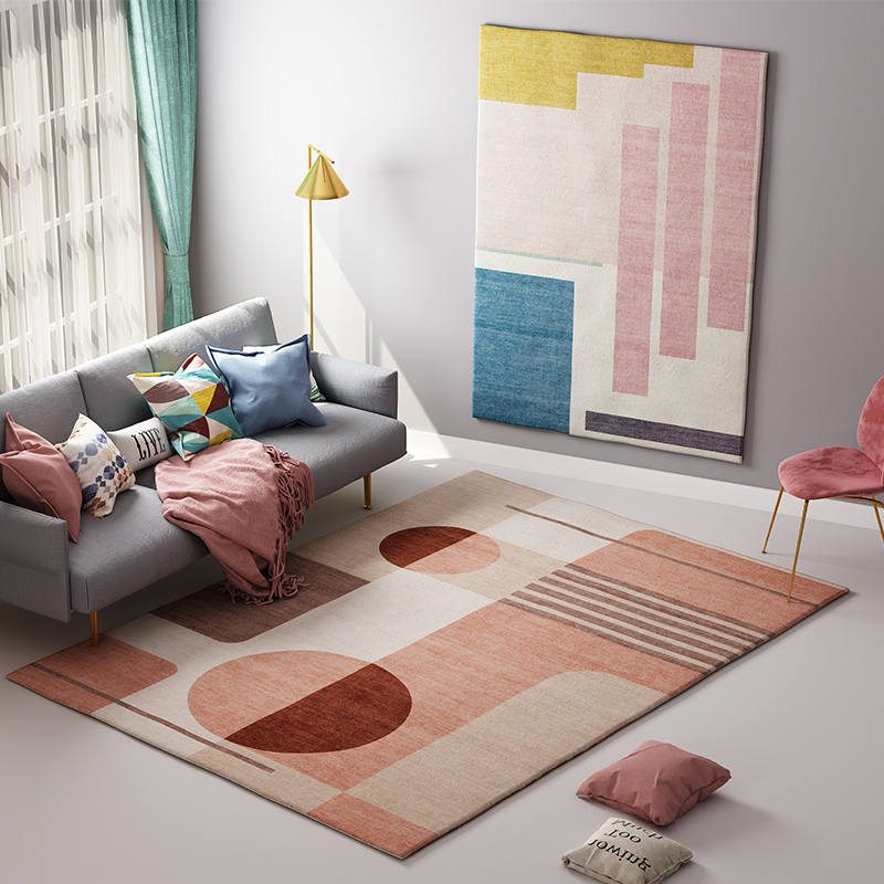 北欧地毯客厅现代简约轻奢ins风