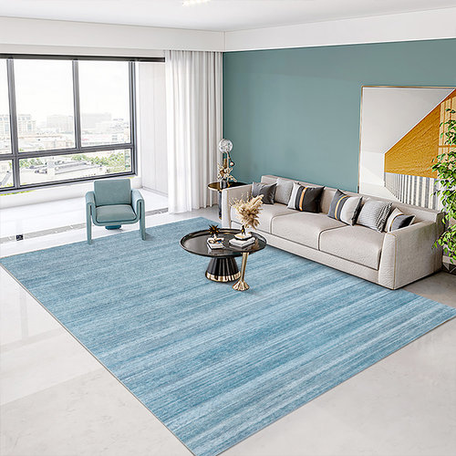 北欧客厅卧室日式风格可机洗地毯