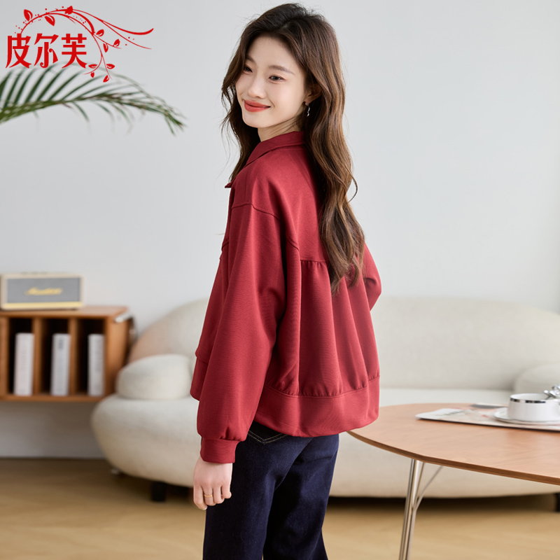 小个子套头卫衣短款外套女