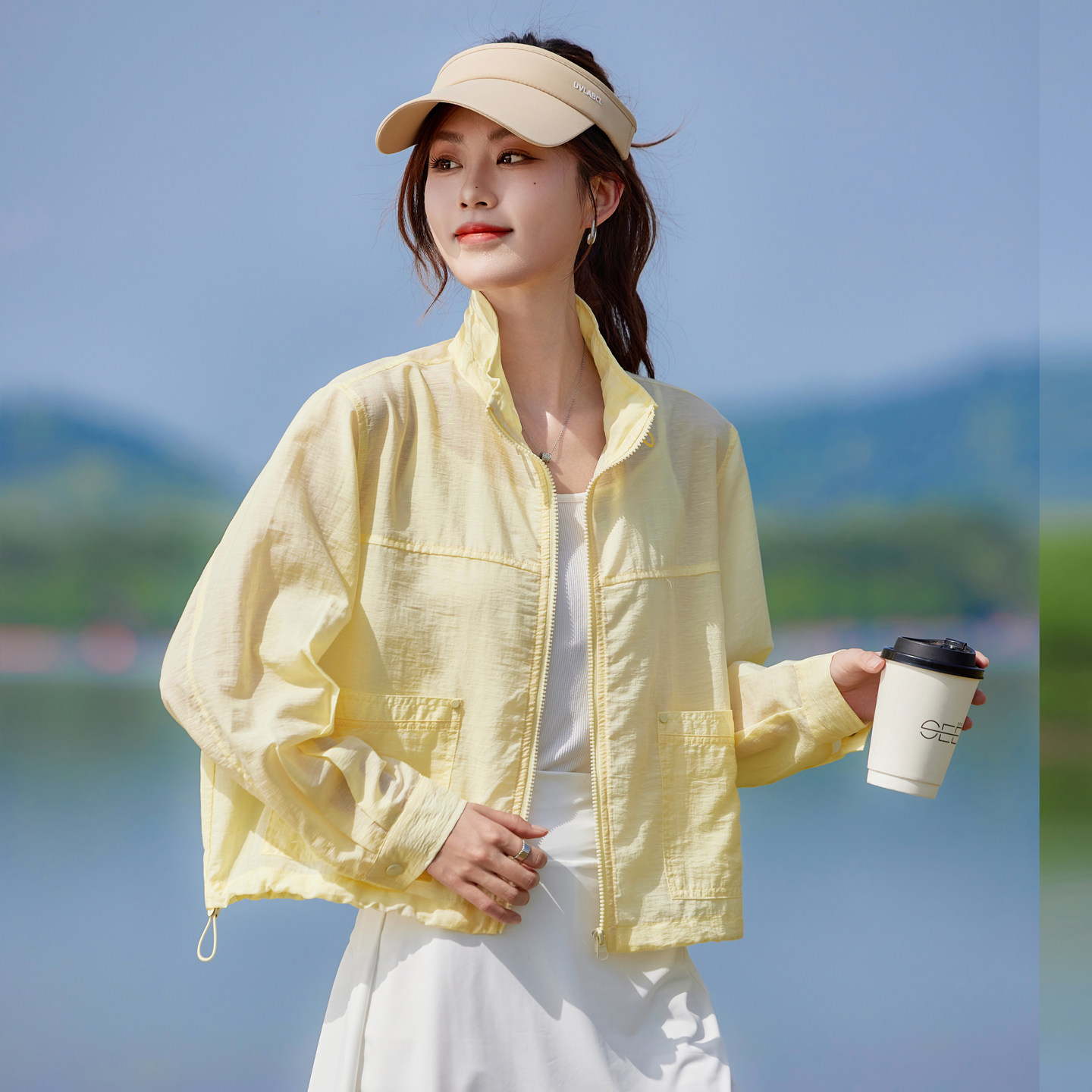 显瘦防晒服透气轻薄时尚外套女潮图片