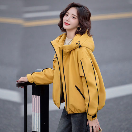 显瘦棉衣连帽加厚保暖外套女