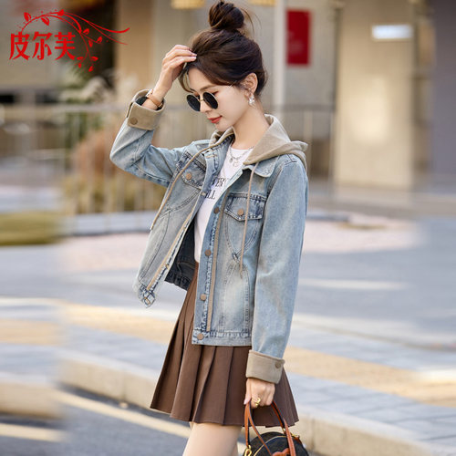 小个子欧货高端牛仔外套