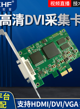 联信宏富LX500高清采集卡VGA/DVI/HDMI视频采集卡 录播/视频会议