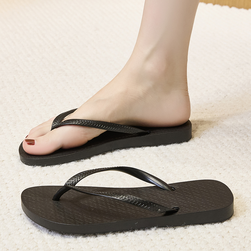 平底款夹脚人字拖，软底防滑