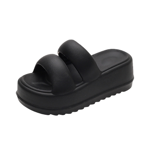 厚底拖鞋女外穿夏季踩屎感eva增高凉拖鞋高跟海边夏天沙滩鞋软底