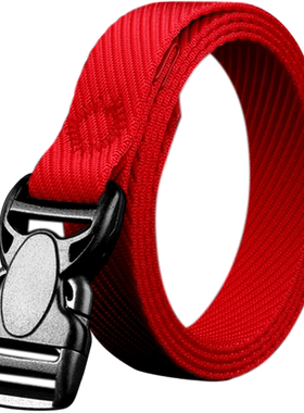 【2.5CM细窄款】红腰带男女