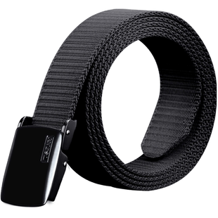 战术鸟藏宝图丨3.2CM窄版尼龙腰带男帆布皮带运动自动扣休闲裤带