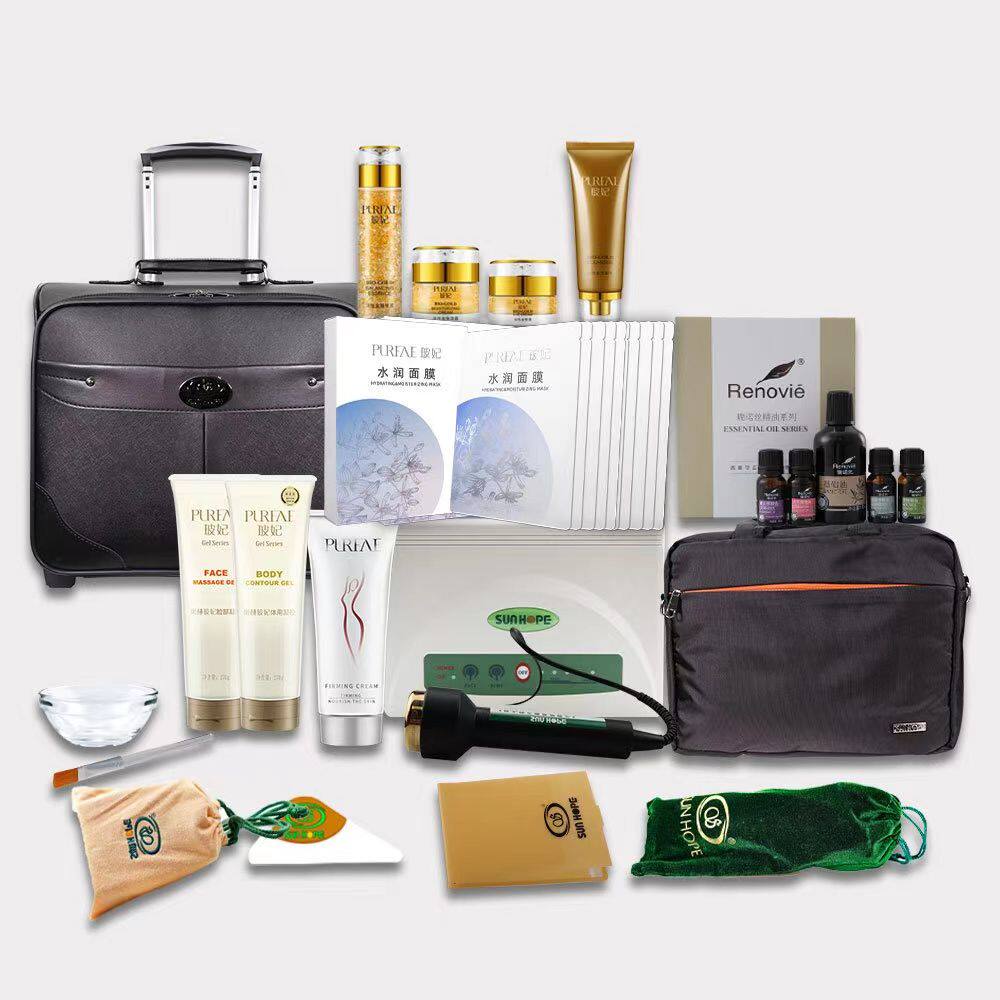 尚赫机器美容仪TBS大礼包护肤品套装超声波行动美容院正品男女