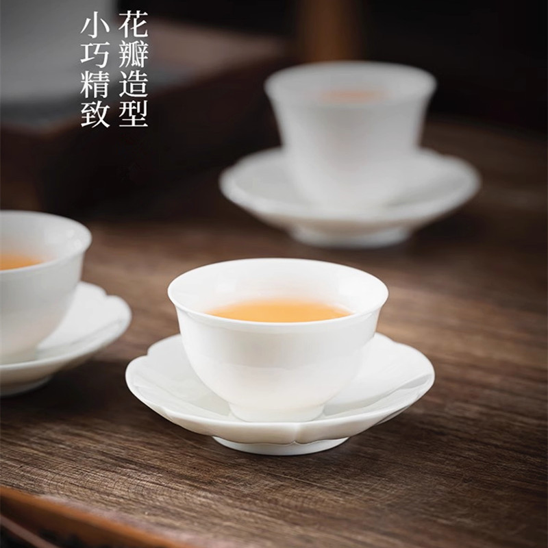 玉瓷茶托茶杯垫定制茶具