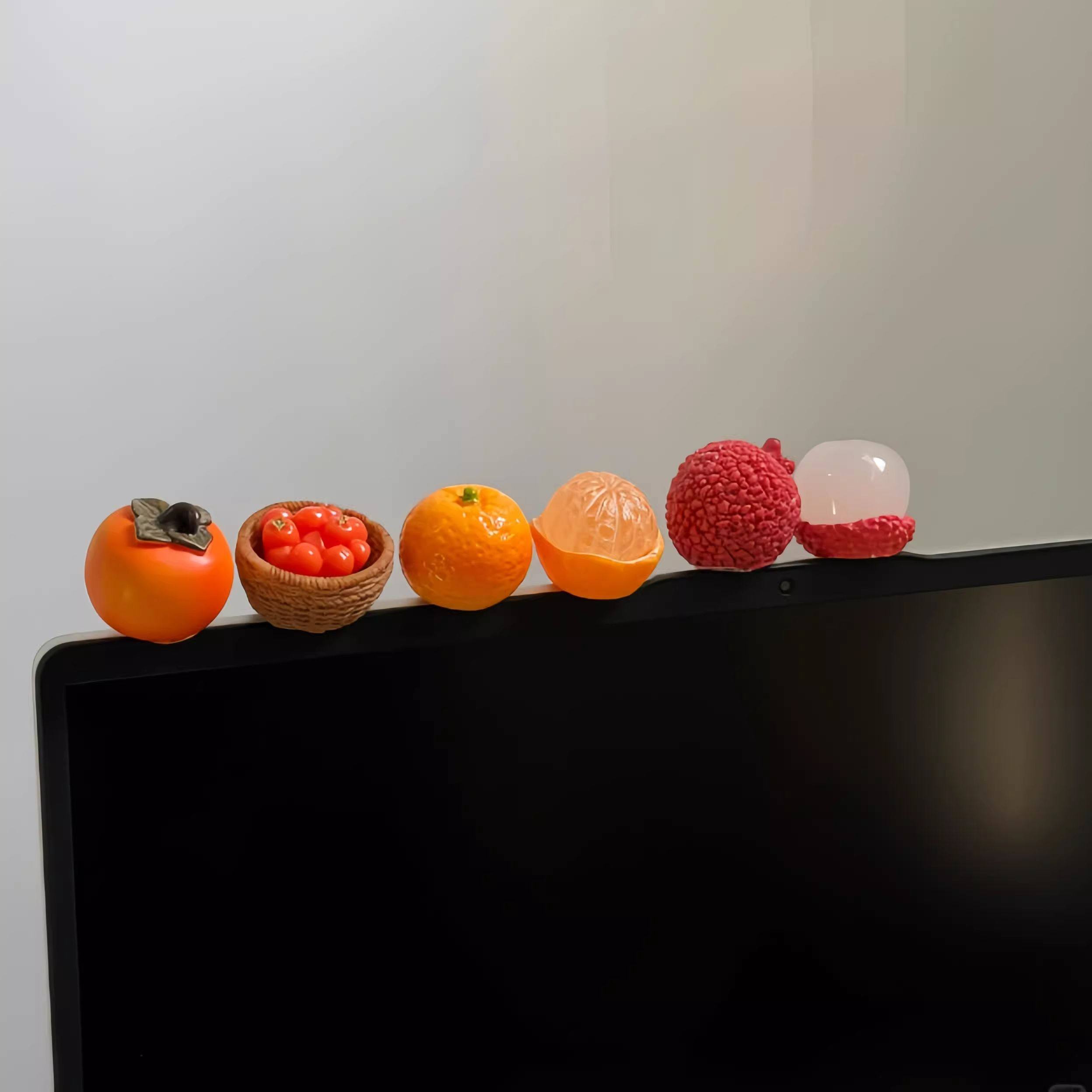 2026新年万事顺荔大橘大利治愈系柿子汽车中控台显示屏摆件,汽车用品/电子/清洗/改装,停车号码牌,淘宝优惠券,粉丝福利购,淘宝优惠卷