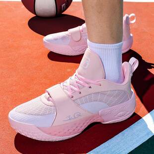 反伍魔术贴篮球鞋青少年11摩擦有声气垫缓震后卫实战球鞋儿童女12
