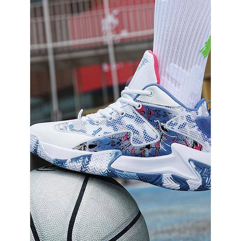 男生运动篮球鞋青少年学生街头潮流运动鞋实战比赛情侣款男鞋减震