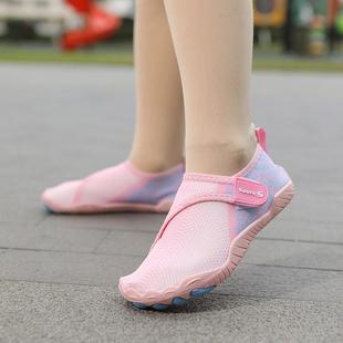 兒童訓(xùn)練專用搏擊男女童散打鞋 幼兒園免系帶健身鞋 專業(yè)跆拳道鞋
