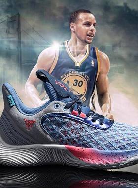 Curry篮球鞋男士第十代网眼透气减震秋田女大学生低帮实用运动鞋