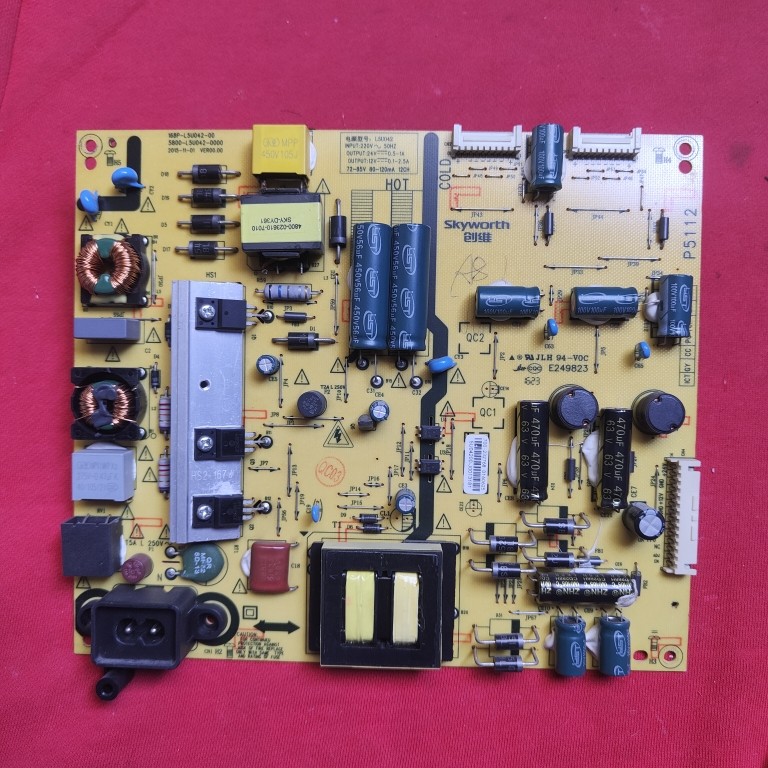 原装 创维55E6200电源板5800-L5U042-0000 168P-L5U042-00