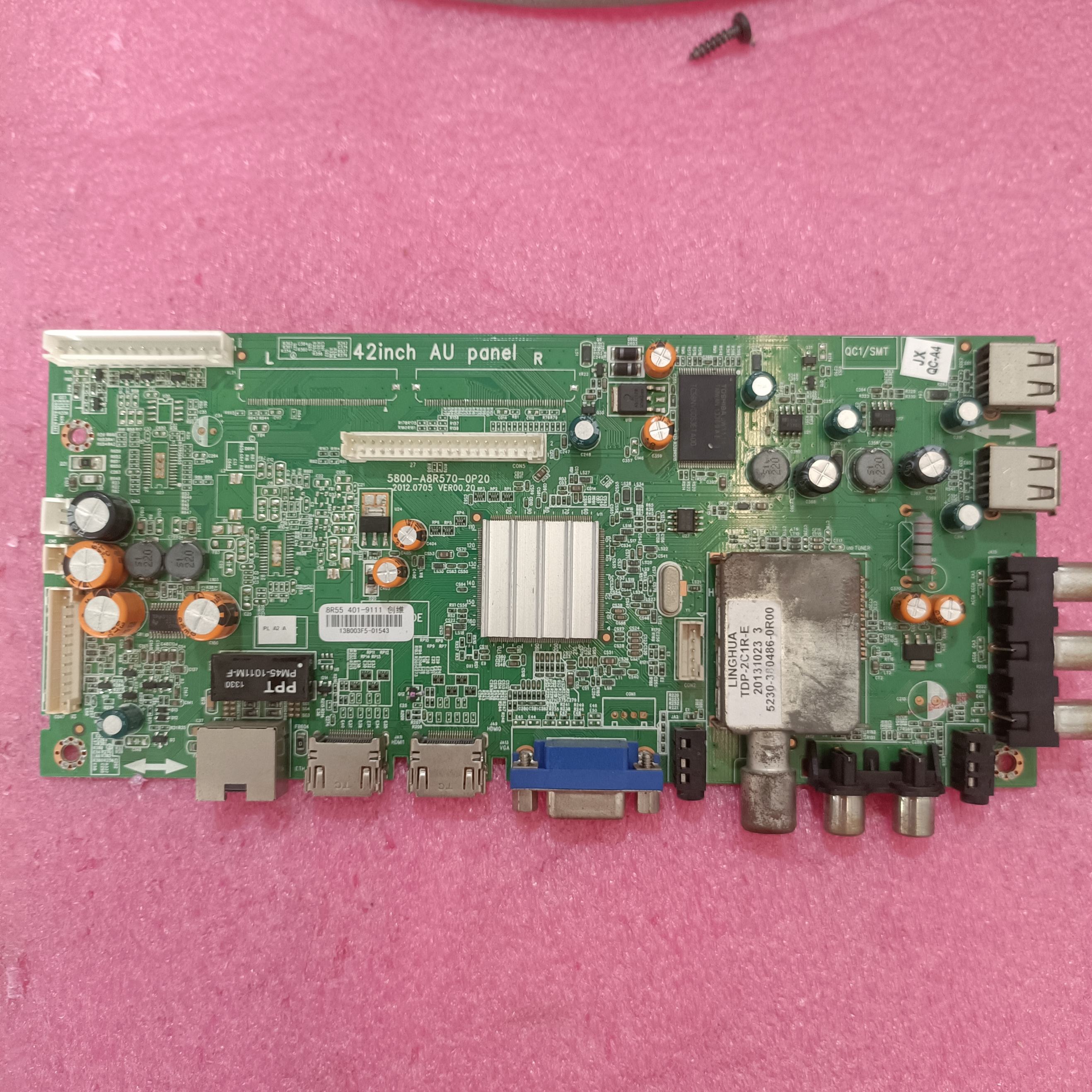 原装创维42E500E主板5800-A8R570-0P20配屏REL420FY(LD0-000）