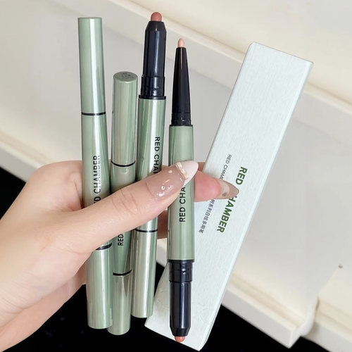 RC双头多用笔 多用膏卧蚕腮红 口红唇线眼影修容提亮盈砂朱栈春树