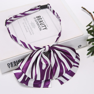 职业领花女头花女套装贵州农信银行邮政酒店工作人员配饰发夹网兜