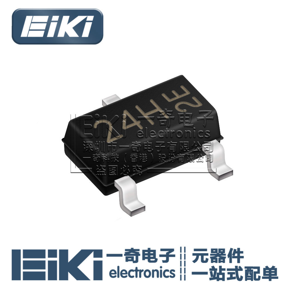 eiki丨bzx84c24 丝印 24h sot23-3 24v 稳压二极管