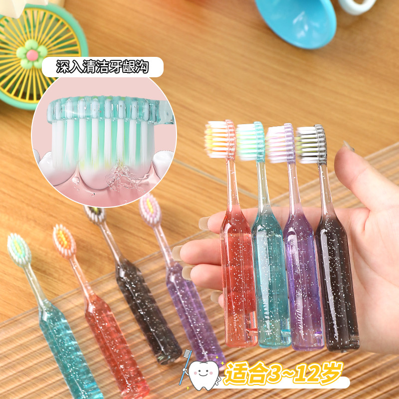 新款高档罗马柱牙刷巨无霸小头软毛洁净护龈家用情侣学生深层清洁