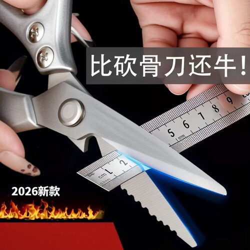 剪刀厨房适用家用进口不锈钢烧烤