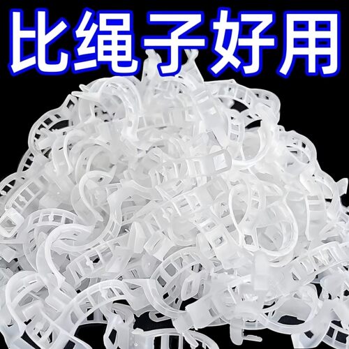 绿植果树植物固定夹卡扣藤蔓固定器秧苗爬藤支撑杆果蔬秧苗吊秧夹