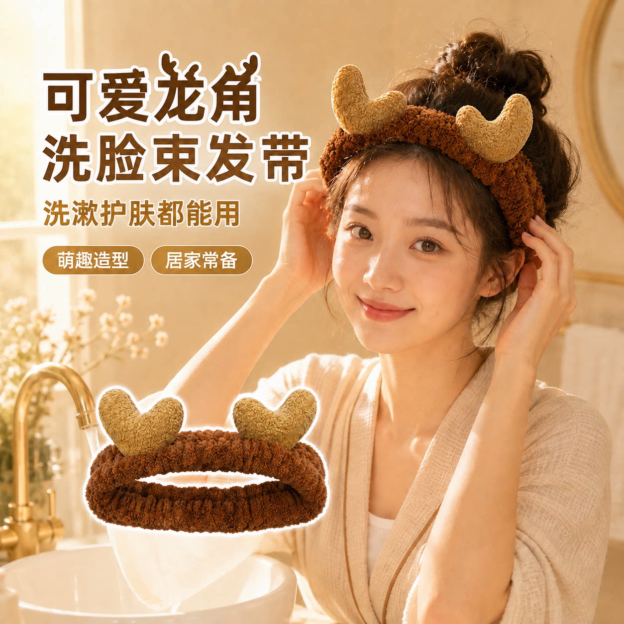 可爱2026新款洗脸敷面膜发带