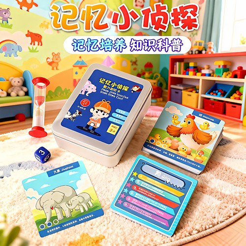 小侦探桌游儿童益智思维训练卡牌