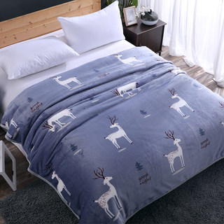 夏季珊瑚法兰绒毯子铺床薄款床单单人夏天午睡沙发盖毯空调小毛毯