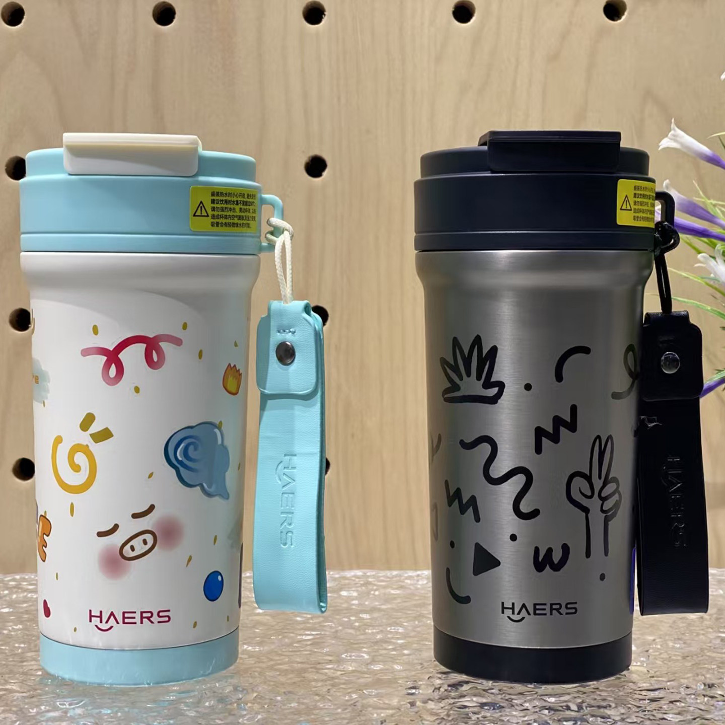 哈尔斯保温杯2025新款女生高颜值316L不锈钢男生咖啡杯双饮水杯子