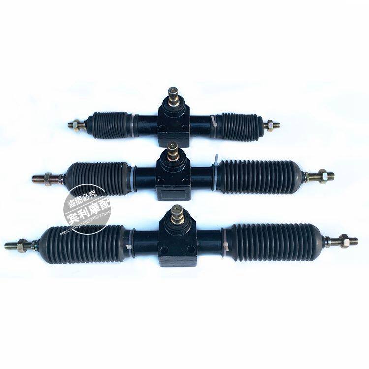 自制四轮卡丁车 农夫车配件改装方向机 金属铁方向机32厘米42厘米