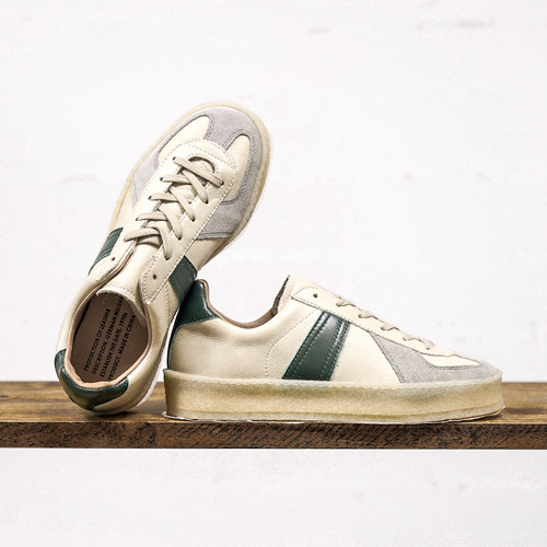 枯骨烟胶底复古德训鞋