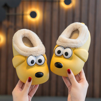 儿童男童棉拖鞋幸福玛丽防水秋冬