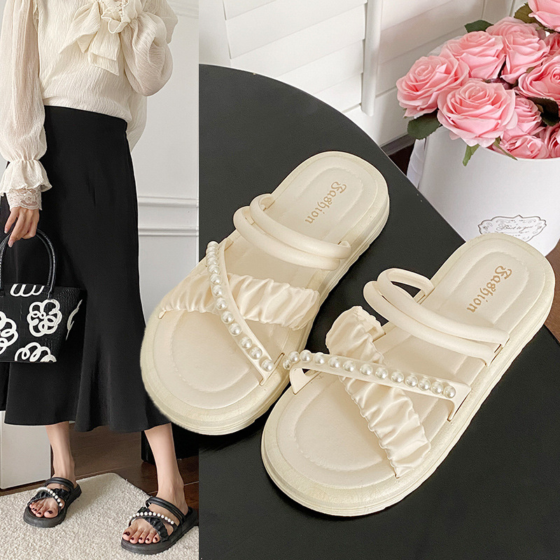 新款凉拖鞋女夏季外穿防滑一字拖