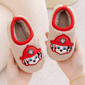 汪汪队秋冬季 包跟男童女童家居卡通可爱室内防滑保暖宝宝 儿童棉鞋