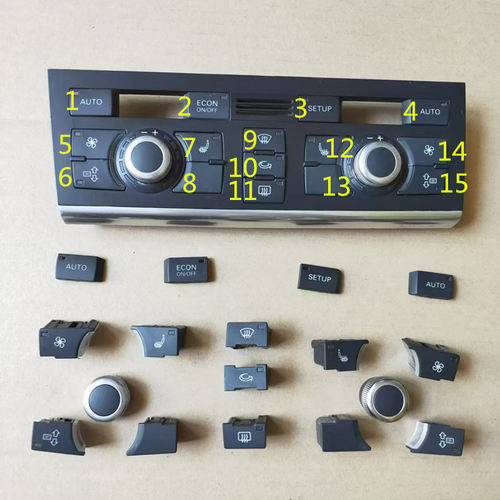 A6L空调按键按钮开关中控台